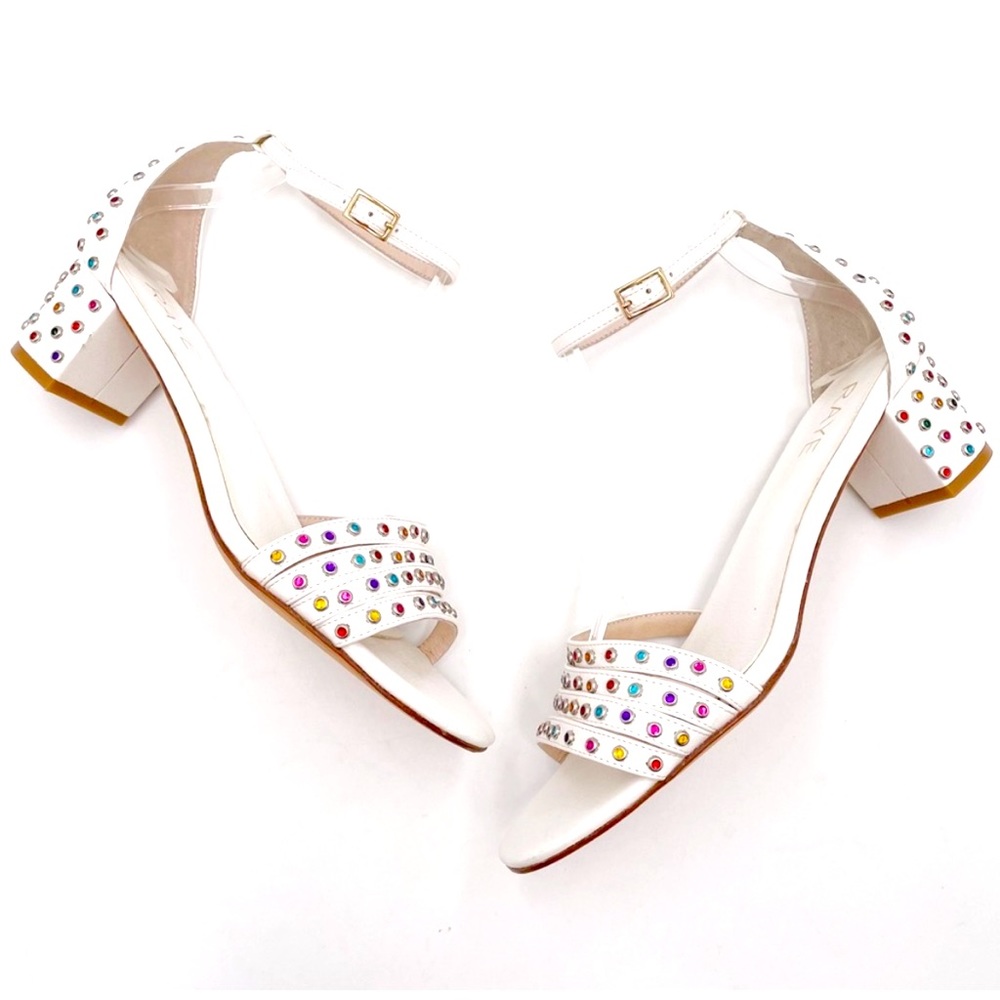 RAYE Rainbow Colorful Rhinestone Sandals